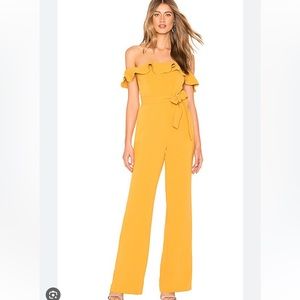 Tularosa Zena Jumpsuit. Bought at Revolve. Mustard yellow